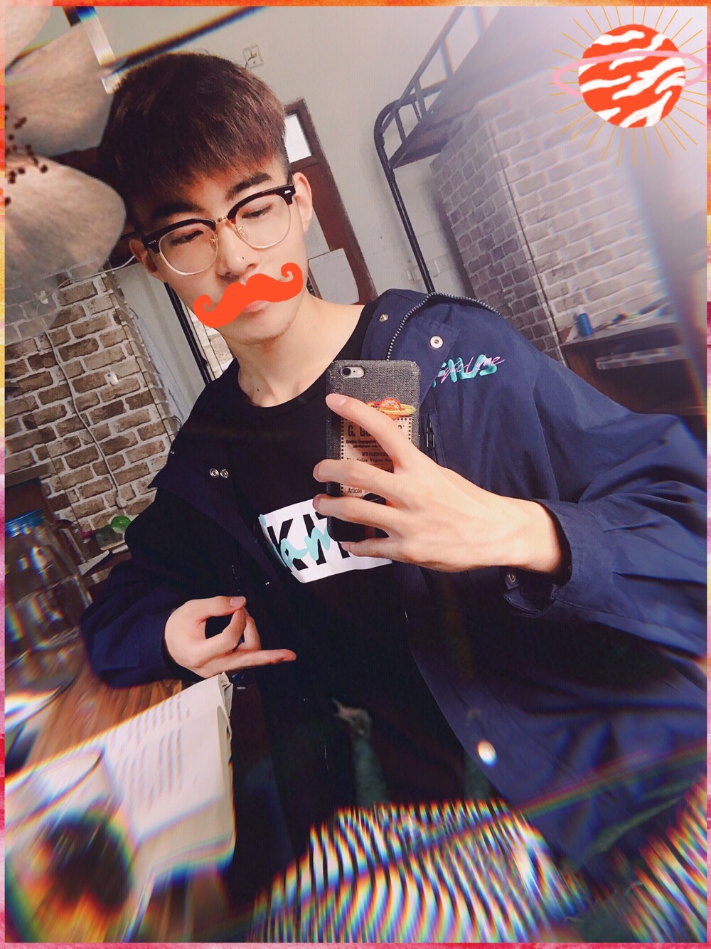 「FILAのアイテム（ピーコート、ブルー系）」を使った、Flode_Castielさん（メンズ・180cm）の夏コーディネートの1枚目の写真
