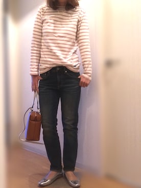 「folklore（フォルクローレ）のアイテム」を使った、mee☆さん（レディース・160cm）の春コーディネート