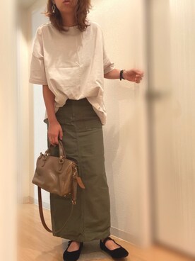 「SVEC（シュベック）のカンフーシューズ kung fu Shoes / ストラップパンプス（バレエシューズ）」を使った、mee☆さん（レディース・160cm）の秋コーディネート