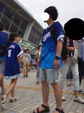 ポロシャツを使った 野球観戦 の人気ファッションコーディネート Wear