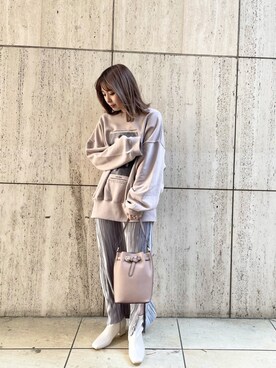 yuuka_hrさん(レディース・155cm)の冬コーディネート