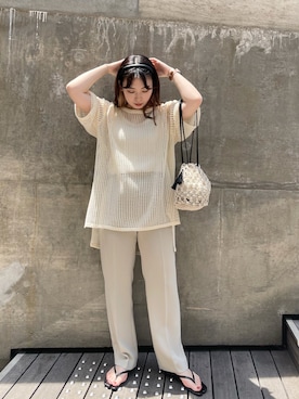 yuuka_hrさん（レディース・155cm）の夏コーディネート