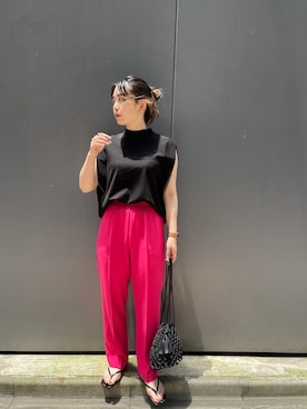 yuuka_hrさん（レディース・155cm）の夏コーディネート