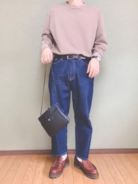 「DUFA（ドゥッファ）のアイテム」を使った、ふみさん（メンズ・166cm）の秋コーディネート