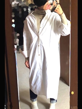「アイテム（シャツワンピース）」を使った、hemさん（レディース・162cm・20代）の春コーディネート