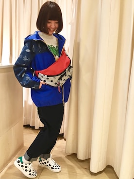 「FRAPBOIS（フラボア）のアイテム」を使った、MATSUKOさん（レディース・152cm）の冬コーディネート