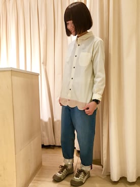「FRAPBOIS half」｜MATSUKOさん（レディース・152cm）の冬コーディネート