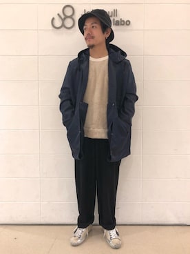 「Scye（サイ）のアイテム（ジャケット/アウター）」を使った、あきよさん（メンズ・163cm）の秋コーディネート