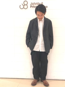 「BERGFABEL（ベルグファベル）のアイテム」を使った、あきよさん（メンズ・163cm）の春コーディネート