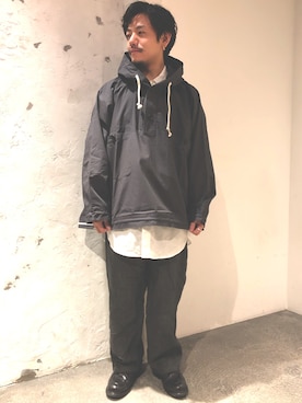 「O project（オープロジェクト）のアイテム」を使った、あきよさん（メンズ・163cm）の冬コーディネート