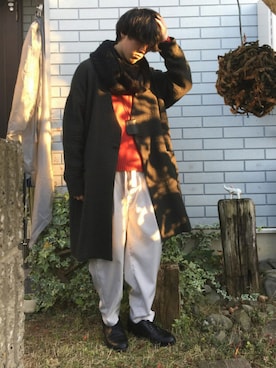のぐを.comさん（メンズ・174cm）の冬コーディネート