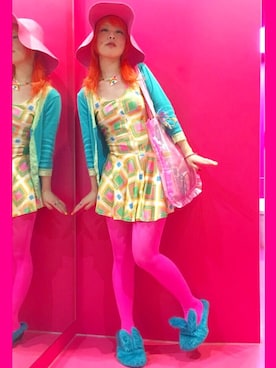 「AHCAHCUM.muchacha（アチャチュムムチャチャ）のアイテム（シューズ）」を使った、しおちゃんさん（レディース・155cm）の春コーディネート