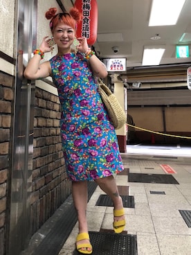 「アイテム（ピアス（片耳用）、ピンク系）」を使った、しおちゃんさん（レディース・155cm）の秋コーディネート