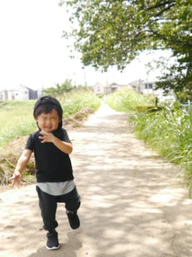 「YOOY（ヨーイ）のアイテム」を使った、*そうまりこ*さん（キッズ・90cm）の夏コーディネート