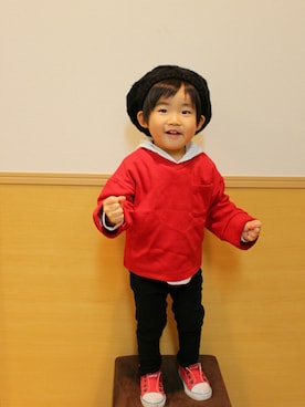 *そうまりこ*さん（キッズ・90cm）の冬コーディネート