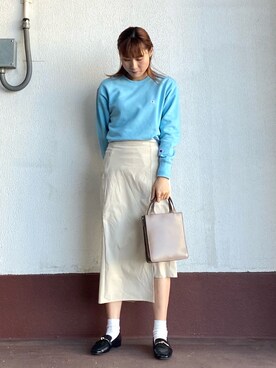 「パイピングコート」｜「アイテム（その他シューズ）」を使った、mamicoさん（レディース・164cm）の冬コーディネート