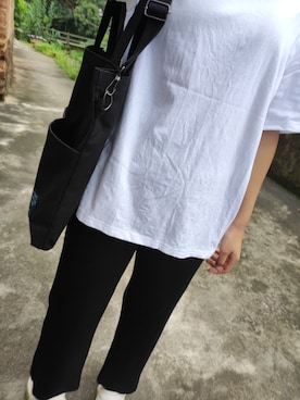 「基础款」｜「アイテム（パンツ）」を使った、鹤壁さん（レディース・159cm）の夏コーディネート