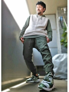 スニーカーを使った リアクトプレスト の人気ファッションコーディネート Wear