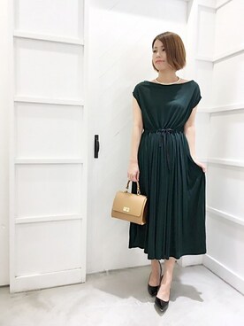 「Banner Barrett（バナーバレット）のアイテム（ワンピース/ドレス）」を使った、NRKさん（レディース・159cm）の夏コーディネート