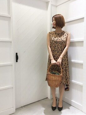「Banner Barrett（バナーバレット）のアイテム（ワンピース/ドレス）」を使った、NRKさん（レディース・159cm）の夏コーディネート