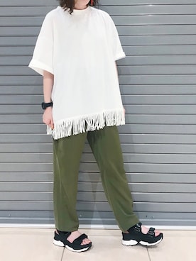 「アイテム（ピアス（両耳用））」を使った、mireiさん（レディース・158cm・20代）の夏コーディネート