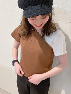 「amorous insense（アモラスインセンス）のアイテム」を使った、mireiさん（レディース・158cm）の春コーディネート