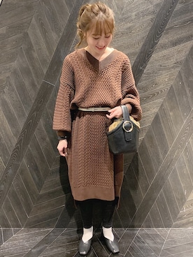 mireiさん（レディース・158cm）の冬コーディネート