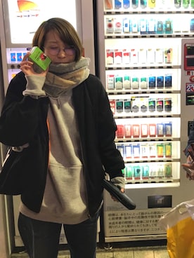 「SUGAR CANE（シュガーケーン）のアイテム」を使った、みみみさん（レディース・164cm）の冬コーディネート