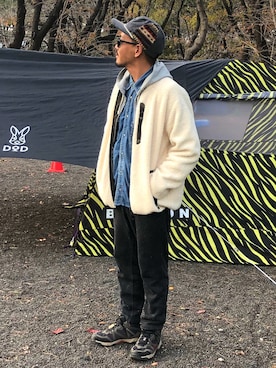 「The Ampal Creative（ザ　アンパル　クリエイティブ）のアイテム」を使った、KOTAさん（メンズ・173cm）の秋コーディネート