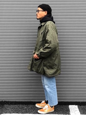 「zozoデニム」｜「アイテム（ニットキャップ/ビーニー）」を使った、KOTAさん（メンズ・173cm）の春コーディネート