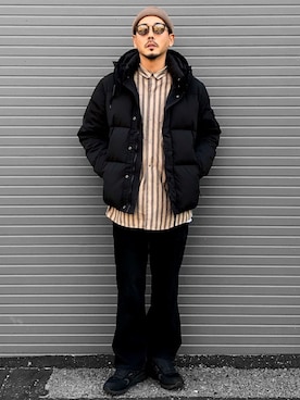 「Starting Over（スターティングオーバー）のアイテム（ダウンジャケット/コート）」を使った、KOTAさん（メンズ・173cm）の冬コーディネート