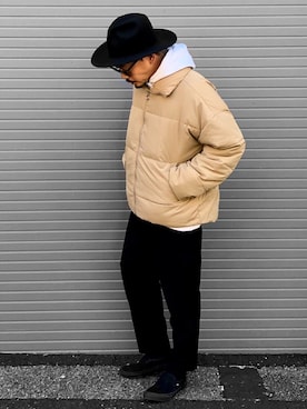 「STARTING OVER」｜「アイテム（ダウンジャケット/コート）」を使った、KOTAさん（メンズ・173cm）の冬コーディネート