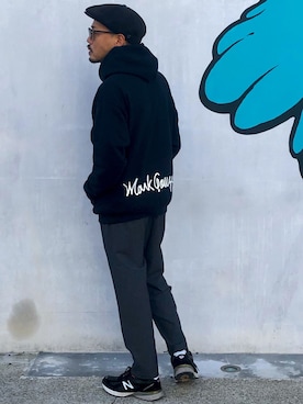 「BRIXTON（ブリクストン）のアイテム（ハンチング/ベレー帽）」を使った、KOTAさん（メンズ・173cm）の冬コーディネート