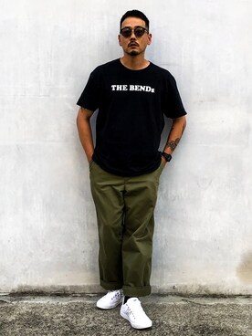 「アーバンリサーチ」｜「アイテム（アナログ腕時計）」を使った、KOTAさん（メンズ・173cm）の夏コーディネート