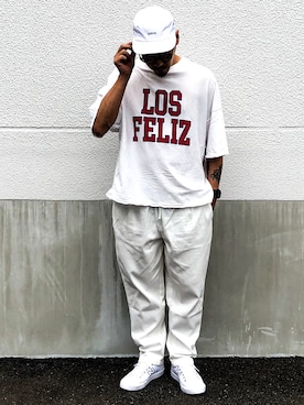 「GRAVIS（グラヴィス）のアイテム（帽子）」を使った、KOTAさん（メンズ・173cm）の夏コーディネート