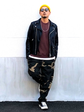 「jackrose」｜「アイテム（その他）」を使った、KOTAさん（メンズ・173cm）の秋コーディネート