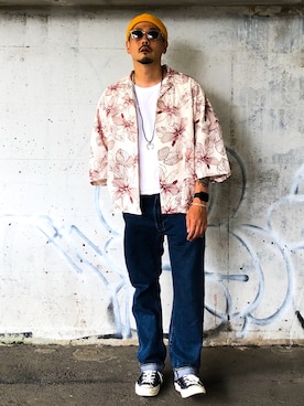 「EMMA  CLOTHES」｜「アイテム（ニットキャップ/ビーニー）」を使った、KOTAさん（メンズ・173cm）の夏コーディネート