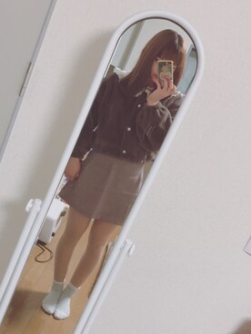 「襟付きトップス」｜「アイテム（ブルゾン）」を使った、safariさん（レディース・158cm）の春コーディネート