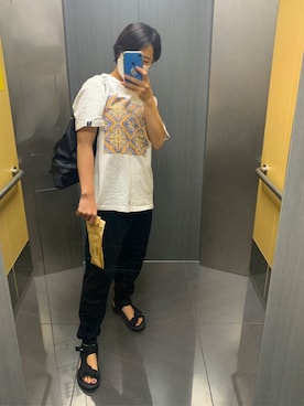 「Mos（モス）のアイテム」を使った、Aliceさん（レディース・156cm）の夏コーディネート