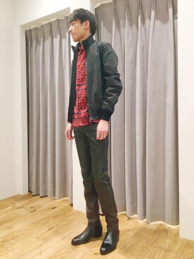 Tatsuさん（メンズ・180cm）の冬コーディネート