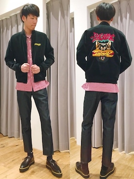 Tatsuさん（メンズ・180cm）の冬コーディネート