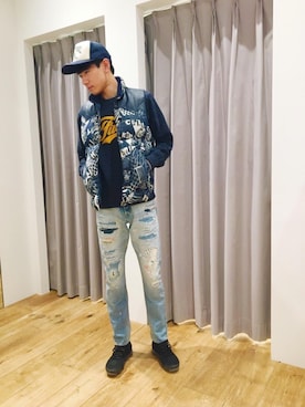 Tatsuさん（メンズ・180cm）の冬コーディネート