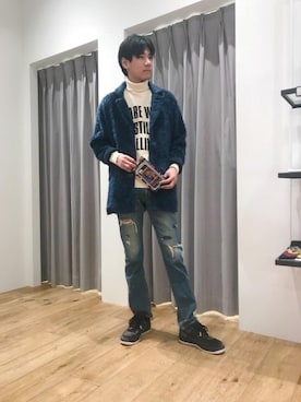 「アイテム（PC・スマホグッズ/家電、その他）」を使った、Tatsuさん（メンズ・180cm）の冬コーディネート
