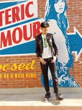 「G-SHOCK」｜「アイテム（ブルゾン）」を使った、Tatsuさん（メンズ・180cm）の春コーディネート