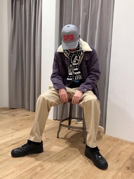 Tatsuさん（メンズ・180cm）の冬コーディネート