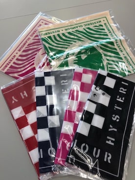 「HYSTERIC GLAMOUR（ヒステリックグラマー）のアイテム（バンダナ/スカーフ）」を使った、Tatsuさん（メンズ・180cm）の冬コーディネート