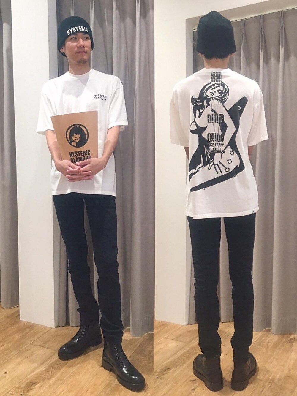 HYSTERIC GLAMOURのダストボックスを使った人気ファッション