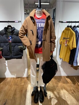 「ロックコーデ」｜「アイテム（スウェット）」を使った、Tatsuさん（メンズ・180cm）の冬コーディネート