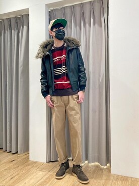 Tatsuさん（メンズ・180cm）の冬コーディネート