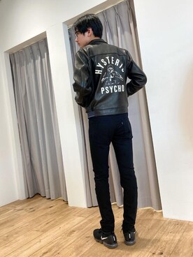 「コラボレーション」｜「アイテム（その他アウター）」を使った、Tatsuさん（メンズ・180cm）の冬コーディネート